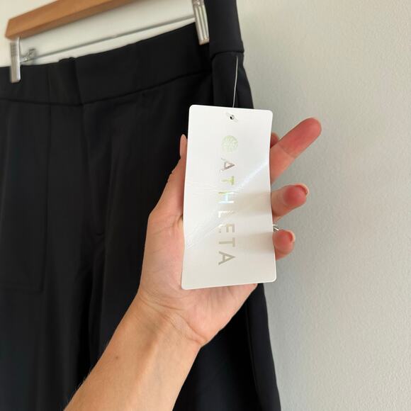 Athleta Tribeca Utility Crop Pant Black 10 NWT - Picture 6 of 12